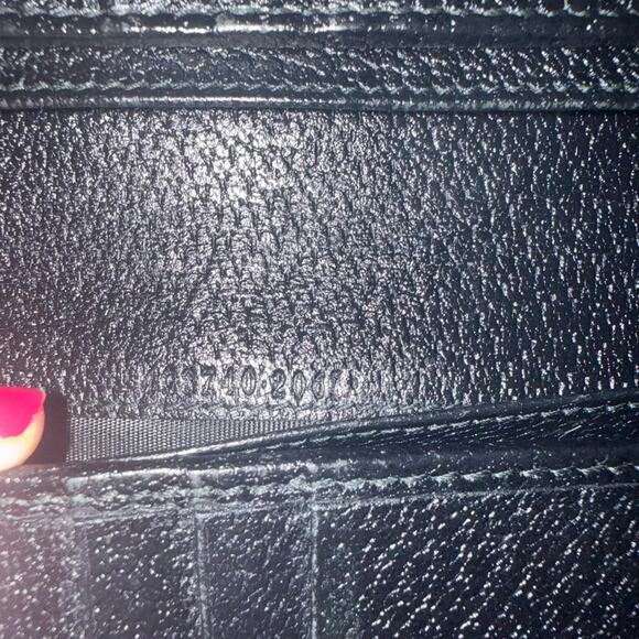 Authentic GUCCI GG Marmont Black Leather Long Wallet Full Inclusion - Picture 4 of 7